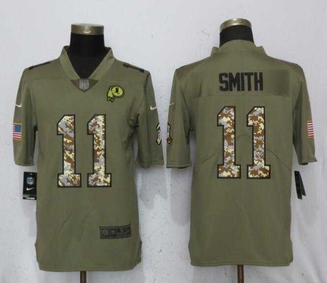 Nike Redskins 11 Alex Smith Olive Camo Salute To Service Limited Jersey,We sell and wholesale Nike Redskins 11 Alex Smith Olive Camo Salute To Service Limited Jersey on line form chian!